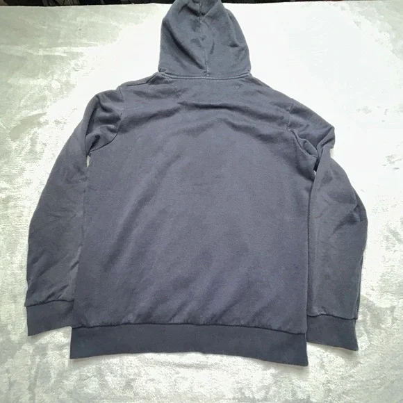 Bally 1851 Hoodie Mens Large Navy Pullover Logo Stripe Quite Luxury Sweatshirt - Picture 2 of 10